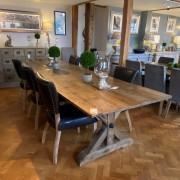X base bootwood table